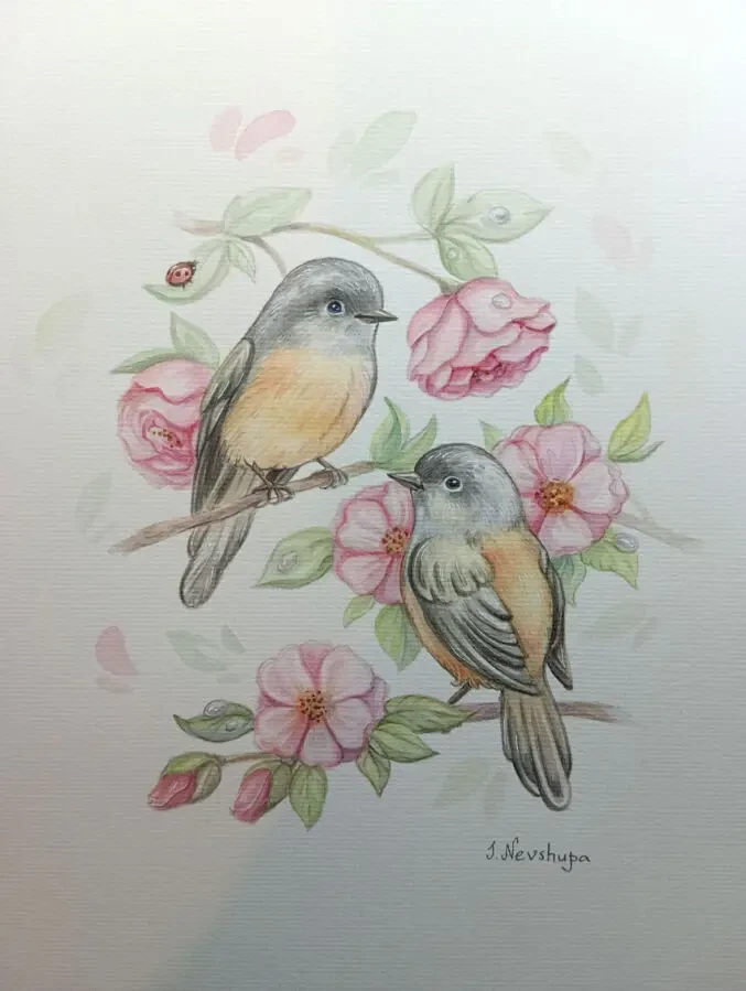 Красивые цветочные репродукции в интерьер 10