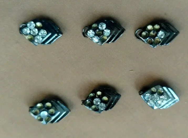 Декоративные застежки с крючками- петлями 3 пары 2