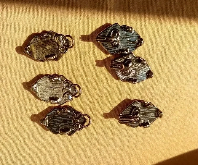 Декоративные застежки с крючками- петлями 3 пары 7