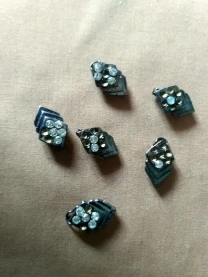 Декоративные застежки с крючками- петлями 3 пары