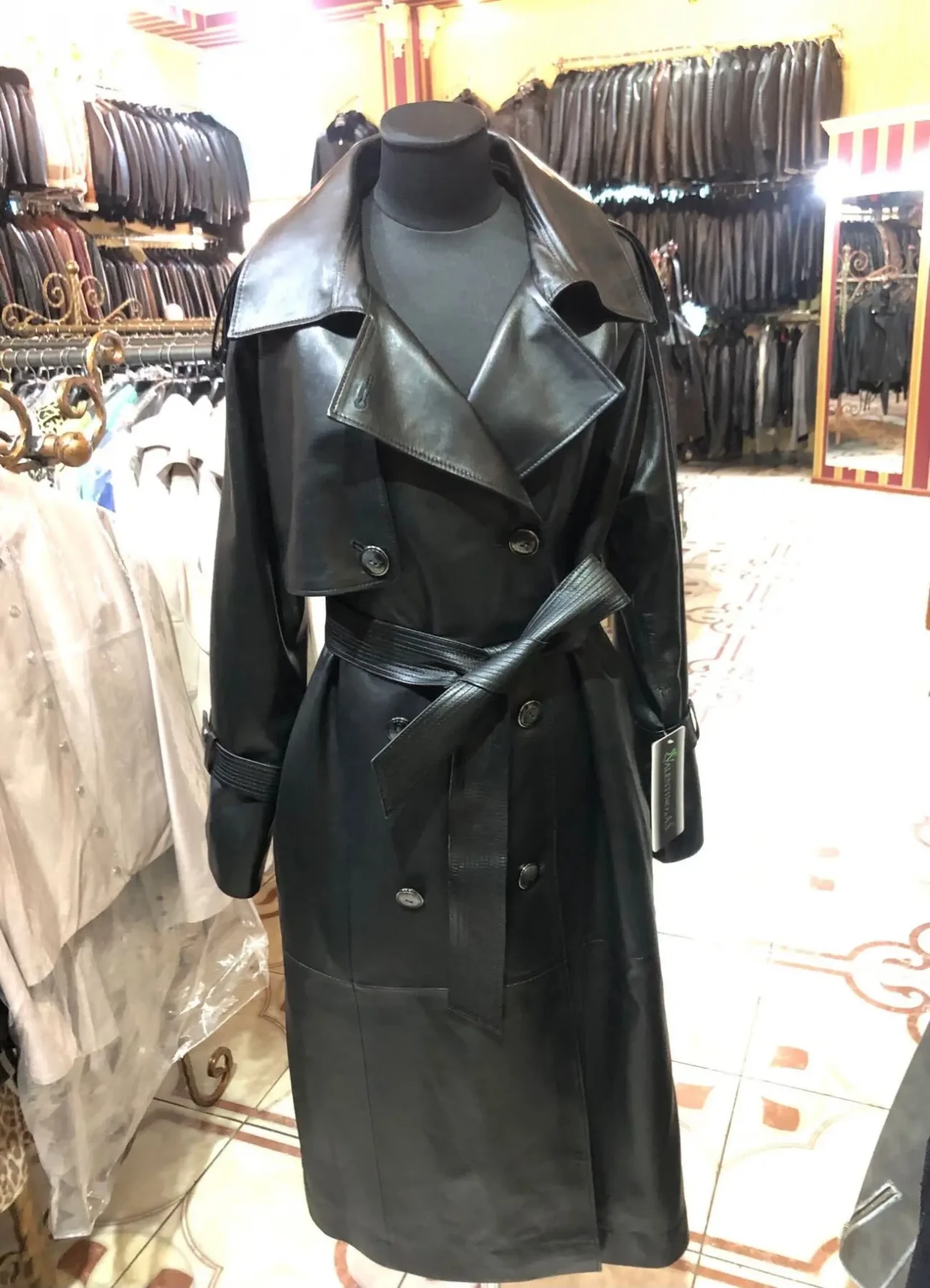 Акція!Сучасний плащ тренч! 3