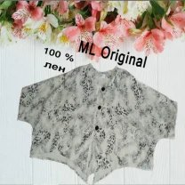 ML Original 100% лен красивая накидка пиджак женский бохо германия