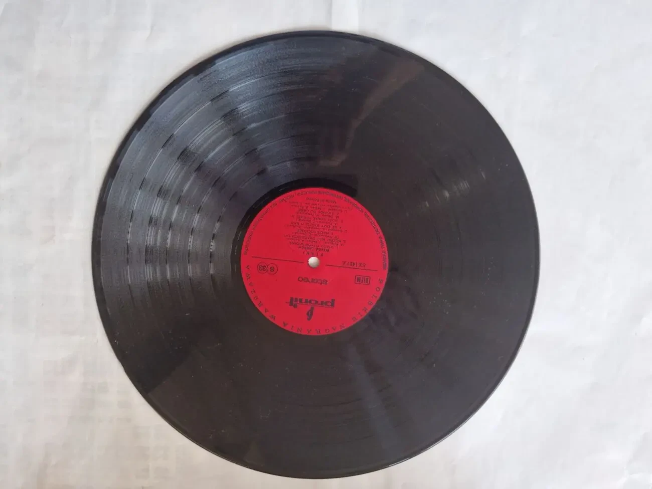 Грампластинка Птаки. Всрод Птаков. Польша. 3