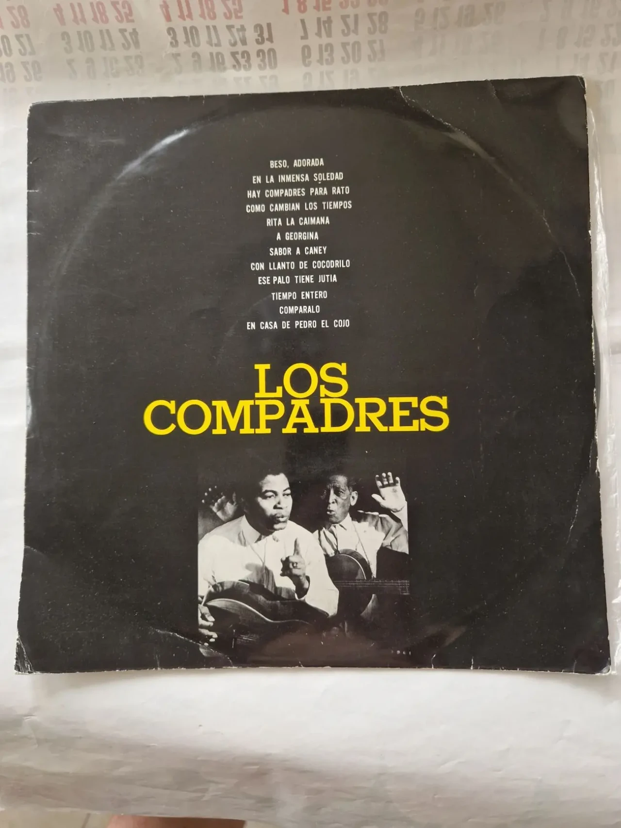 Грампластика Los Compadres Куба.