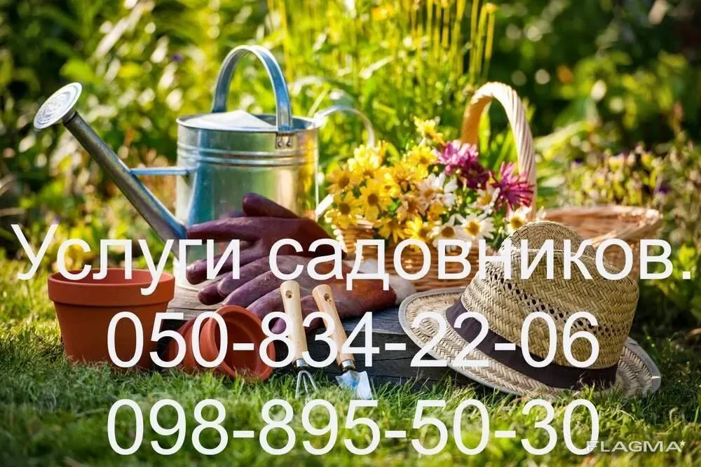 Услуга садовника. Комплексный уход за садом.