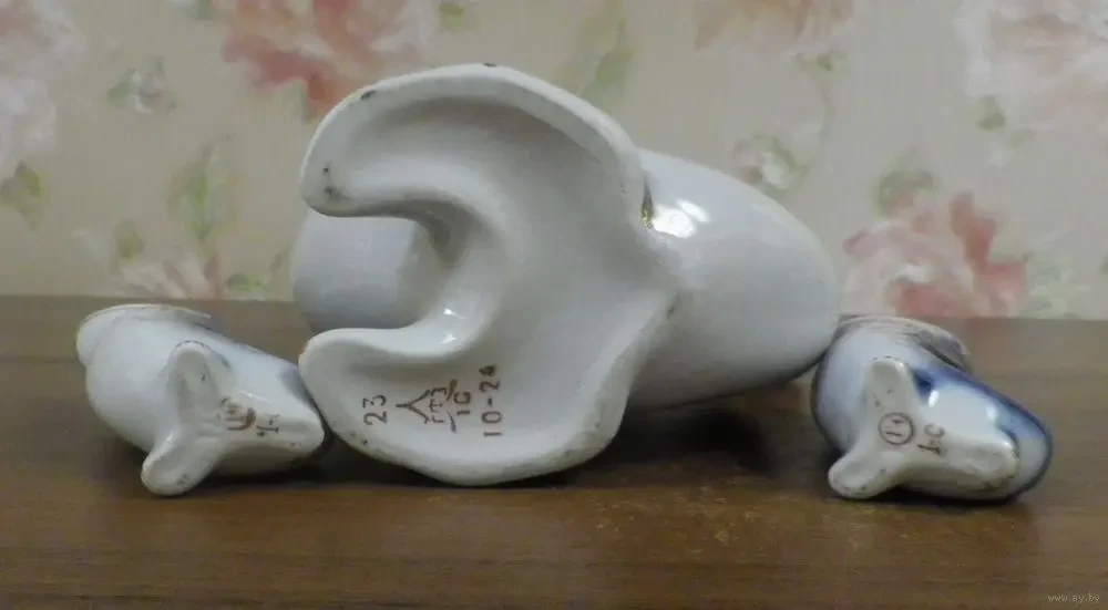 Набор Штоф и 2 рюмочки Рыбки 26 см и 8 см Городница 8