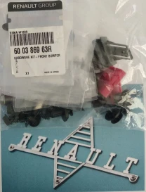 600386963R Renault комплект заглушок бампера