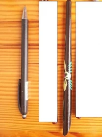 Ручка деревянная , ручка с пером под капсулы, авторучка каучук