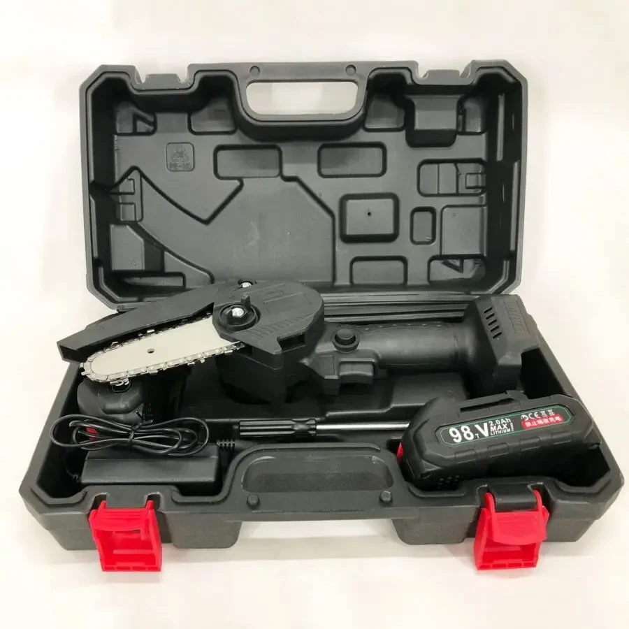 Міні пила гілкоріз 10см акумуляторна з двома акумуляторами в кейсі 8