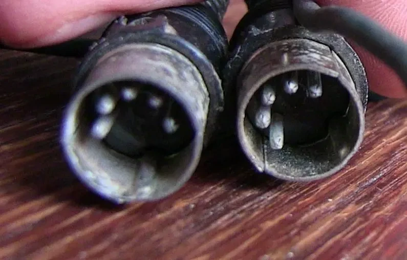 Кабель аудио DIN5 PIN СССР разъем штекер аудио СШ-5 pin DIN 5 PIN папа 2