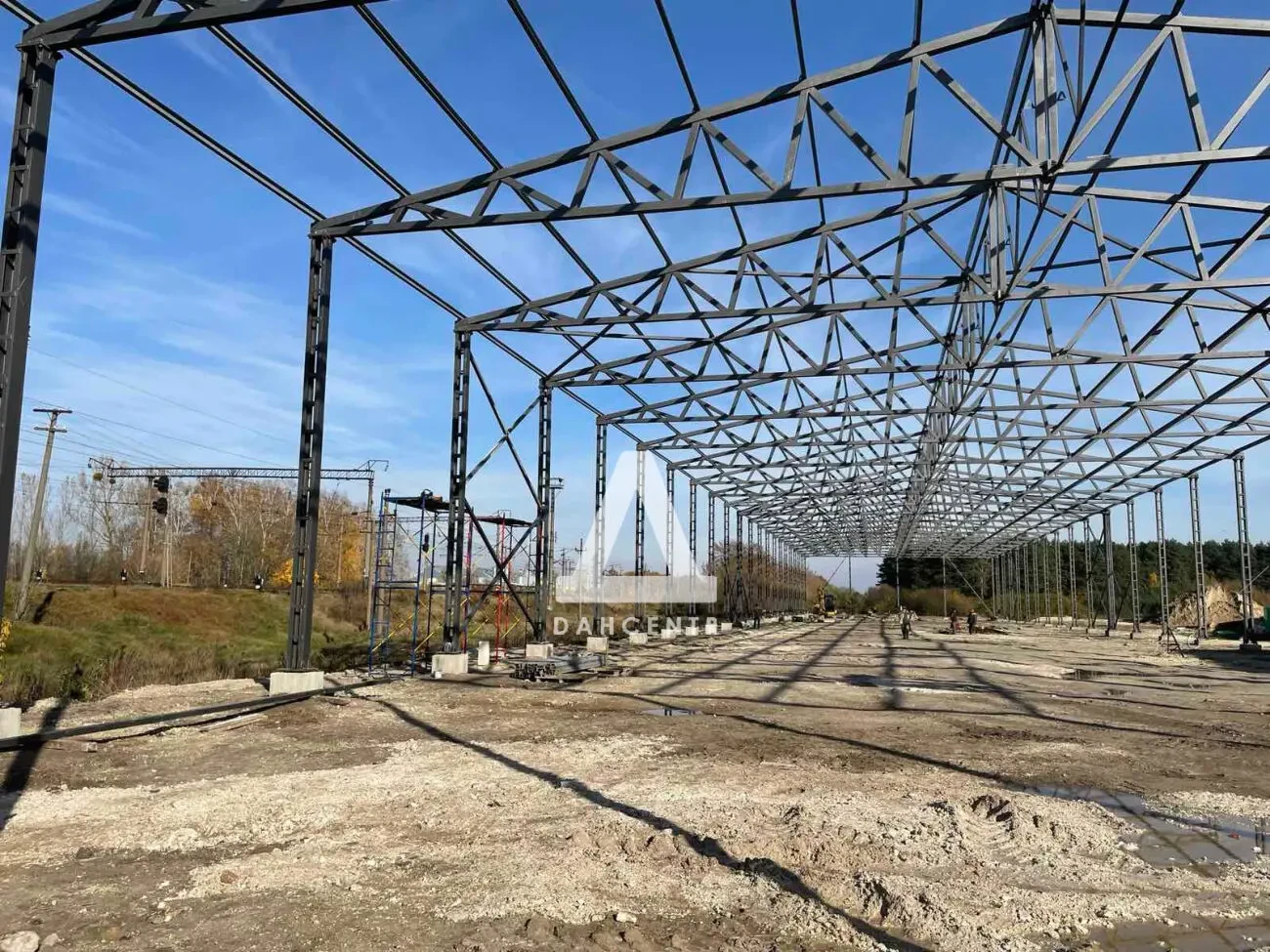 Каркас ангару 18х54х5 під замовлення.