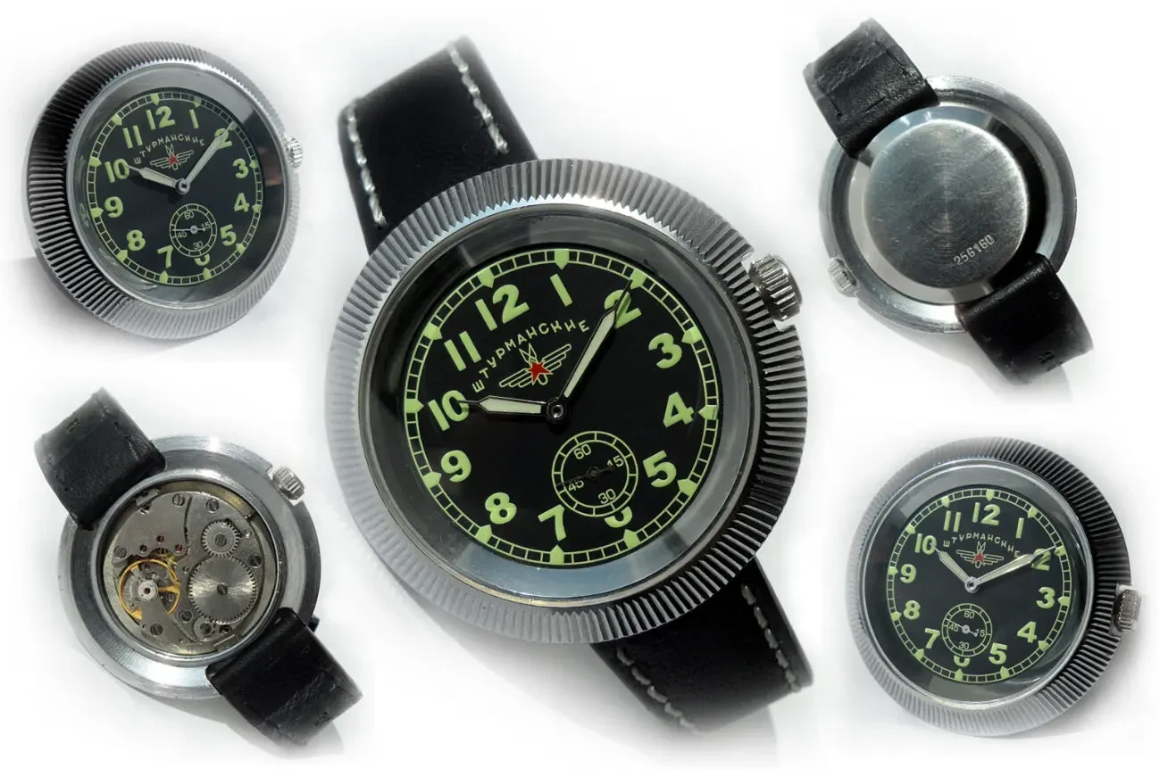 часы ШТУРМАНСКИЕ МУЖСКИЕ, МЕХАНИКА из СССР 80-х.