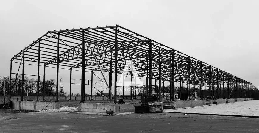 Холодна будівля 12х42х5 з профнастилу під замовлення 3