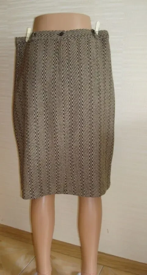 Красивая женская юбка теплая шерстяная 5