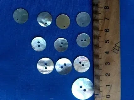 Украшение одежды натуральный перламутр подвески,  пуговицы