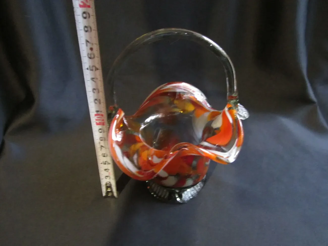 Ваза-конфетница. Цветное стекло. СССР 4