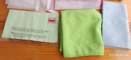 Салфетка для уборки микрофибра, ворс, антистатик, черная, для монитора