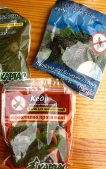 Средство антимоль в шкаф пачка 10 таб хвоя