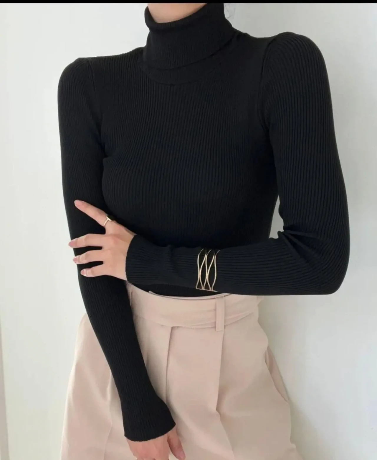 Гольф жіночий класичний чорний новий, Туреччина