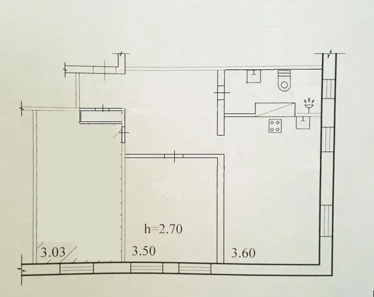 Продам 2к. кв. пр. Поля. Ремонт, автономное отопление 9