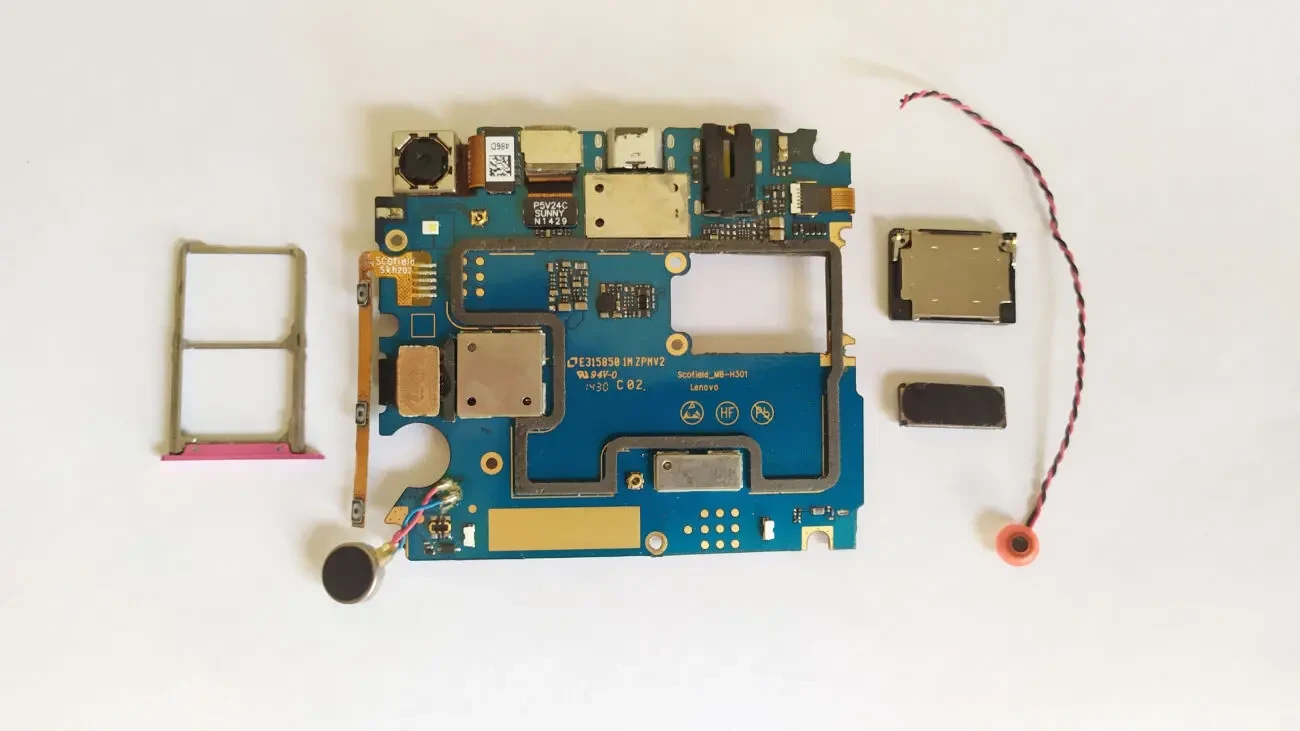Запчасти Lenovo / Цена за всё / Плата камеры динамики вибро лоток итд