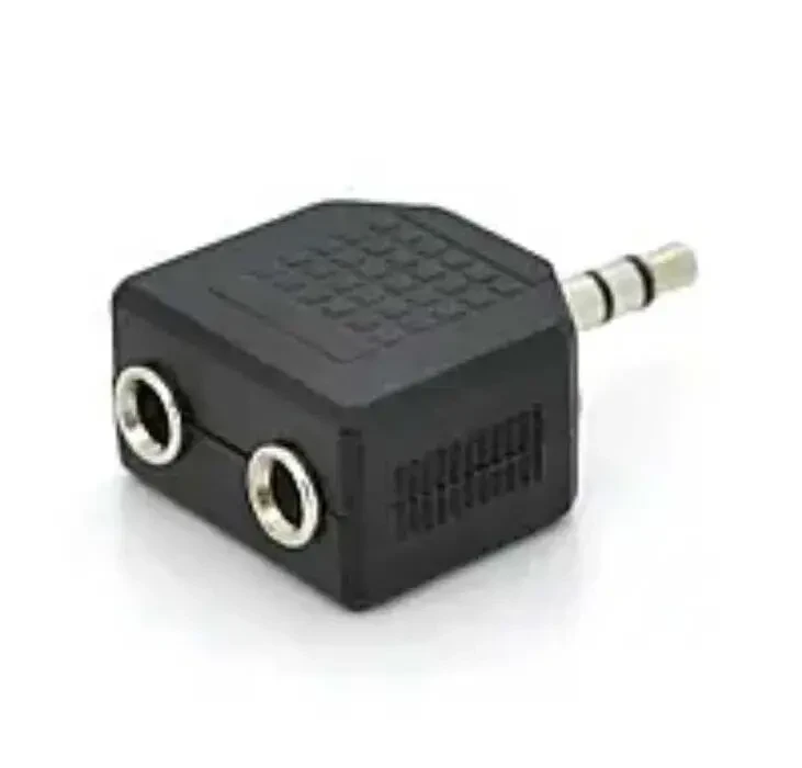 Переходник 3.5 jack Адаптер сплиттер аудио разветвитель стерео / Новый 3
