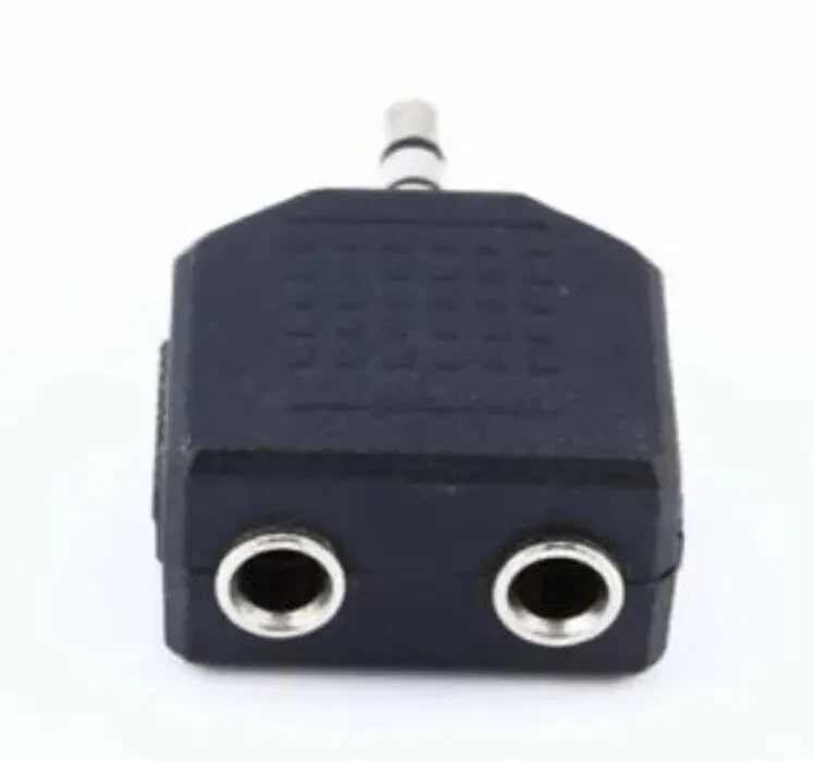 Переходник 3.5 jack Адаптер сплиттер аудио разветвитель стерео / Новый 2