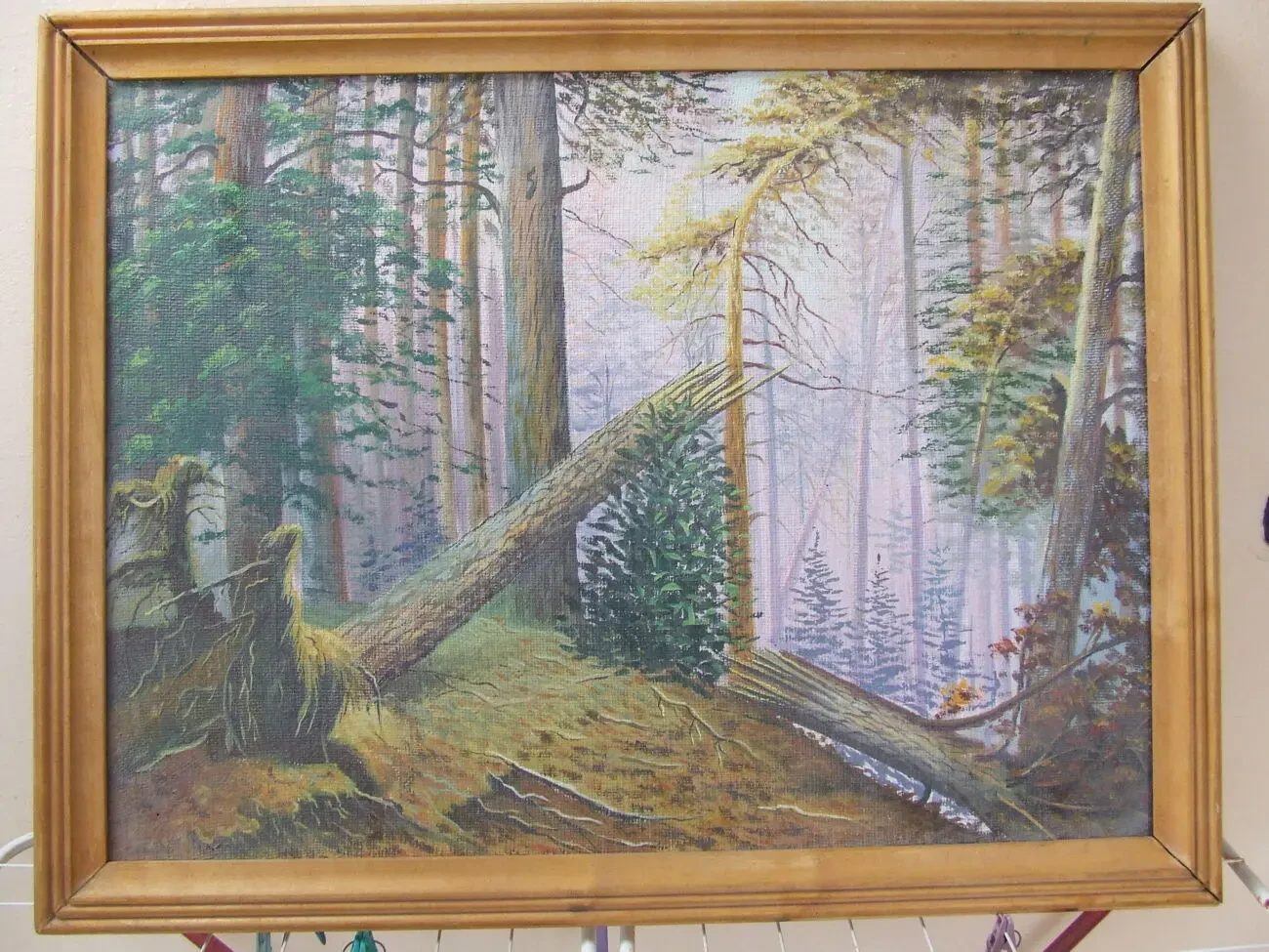 Закарпатская школа Тисевич В . раз. 85 х 60 см. х.м 1990 г г.