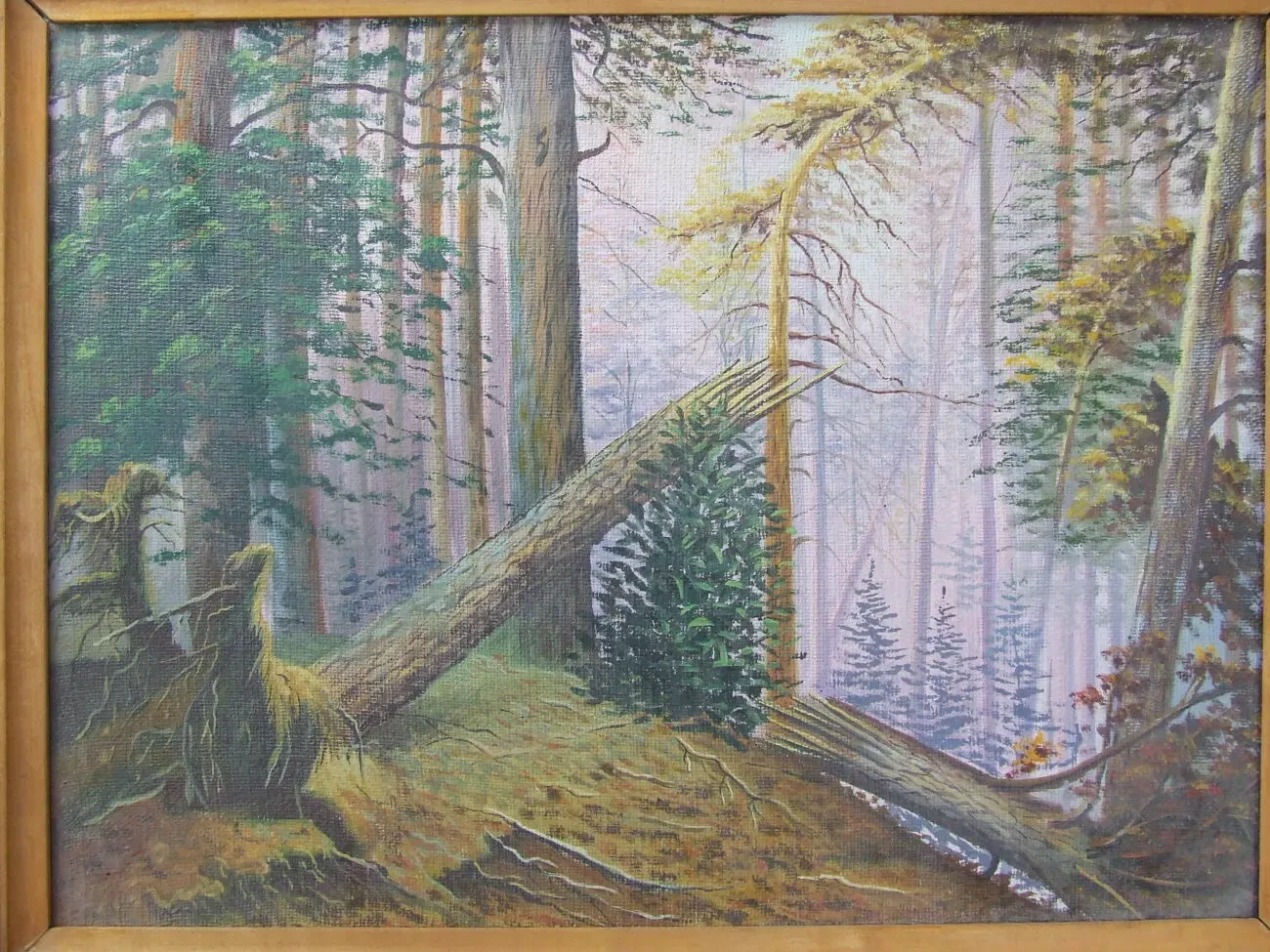 Закарпатская школа Тисевич В . раз. 85 х 60 см. х.м 1990 г г. 2