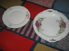 Порцелянове блюдо, Баранівка і тарілка, Коростень