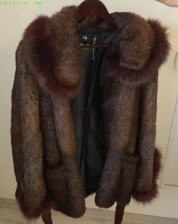 Полушубок женский (натуральный мех, нутрия). Каменское.