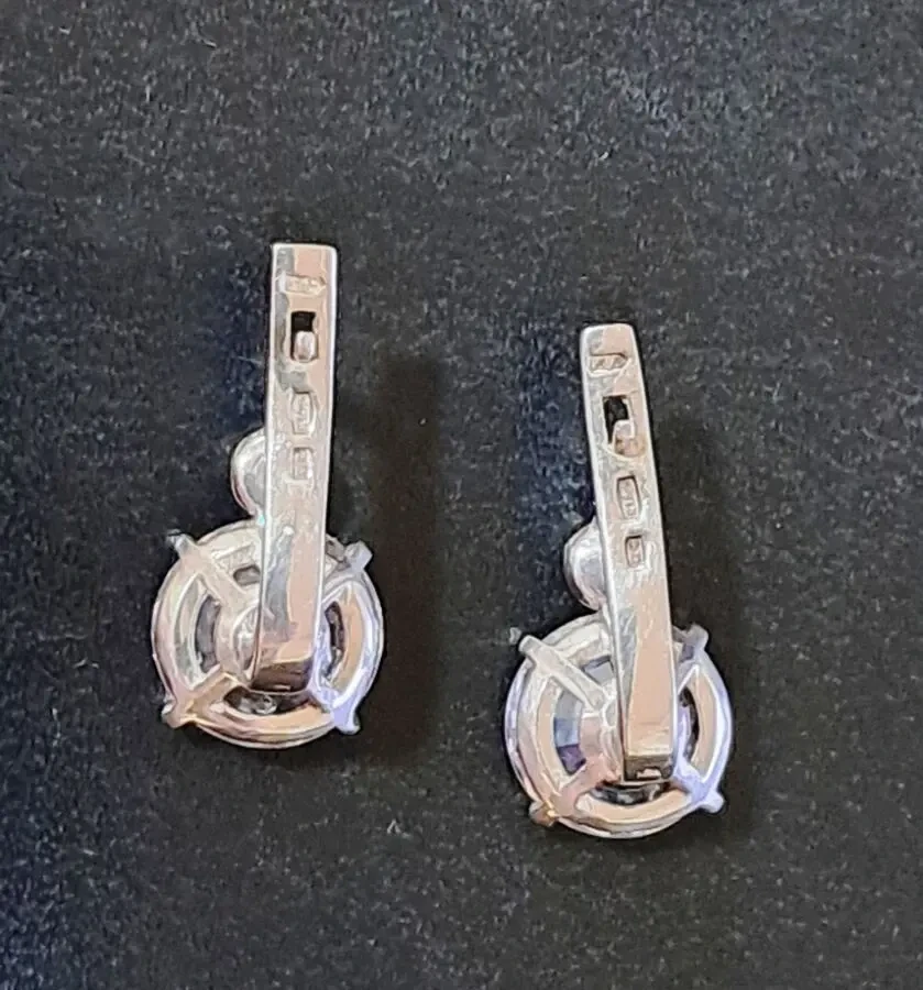 КУПИТИ СРІБНІ СЕРЕЖКИ з фіанітами в нас. 3