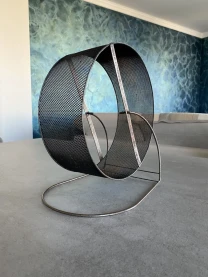 Большое металлическое колесо для грызунов