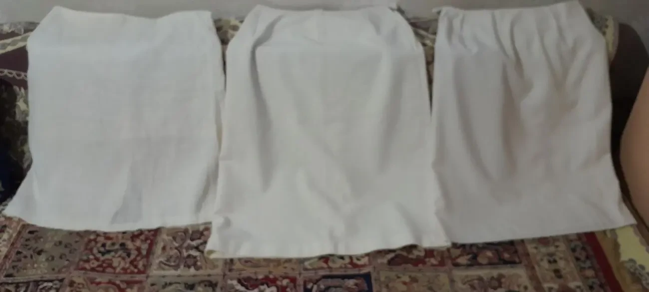 Стильная льняная юбка на подкладке.petit 10