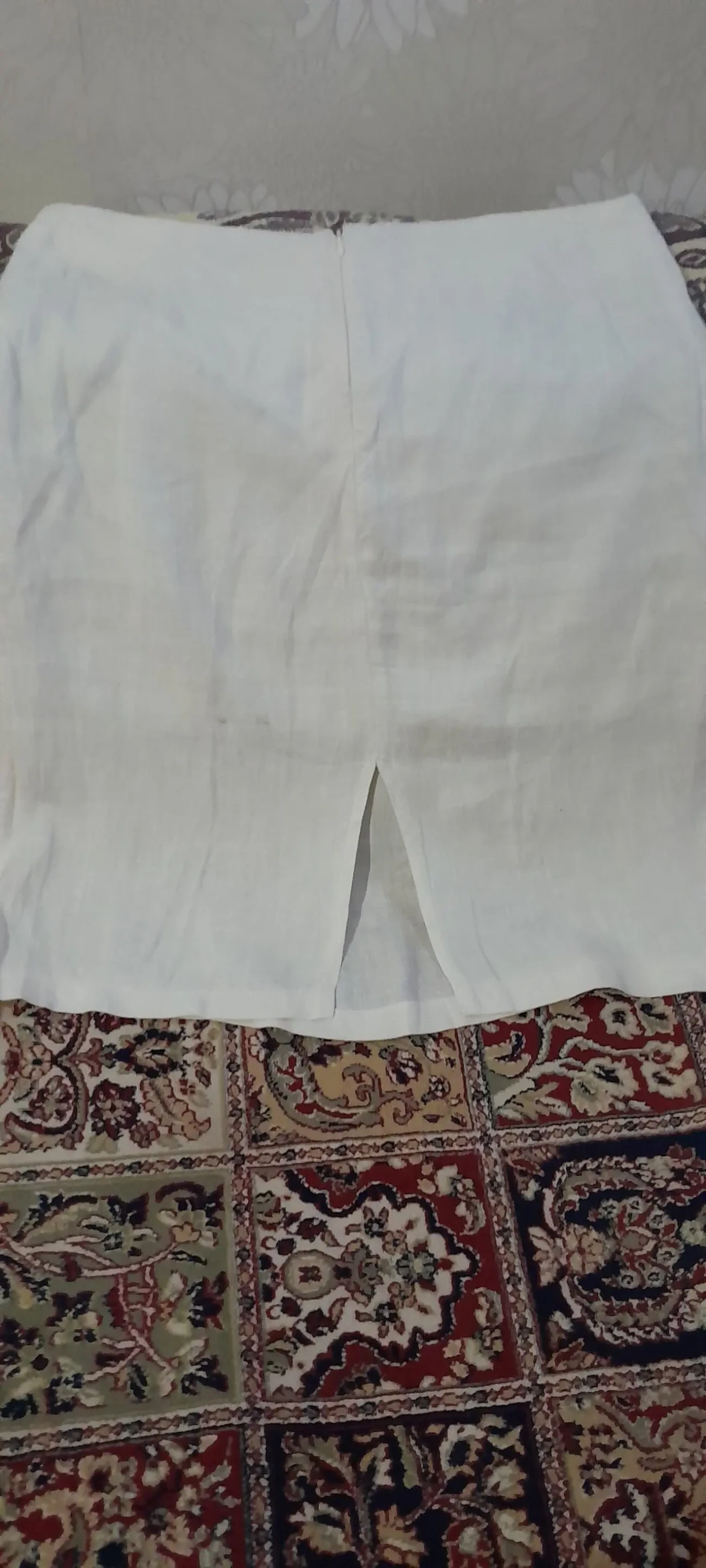 Стильная льняная юбка на подкладке.petit 3