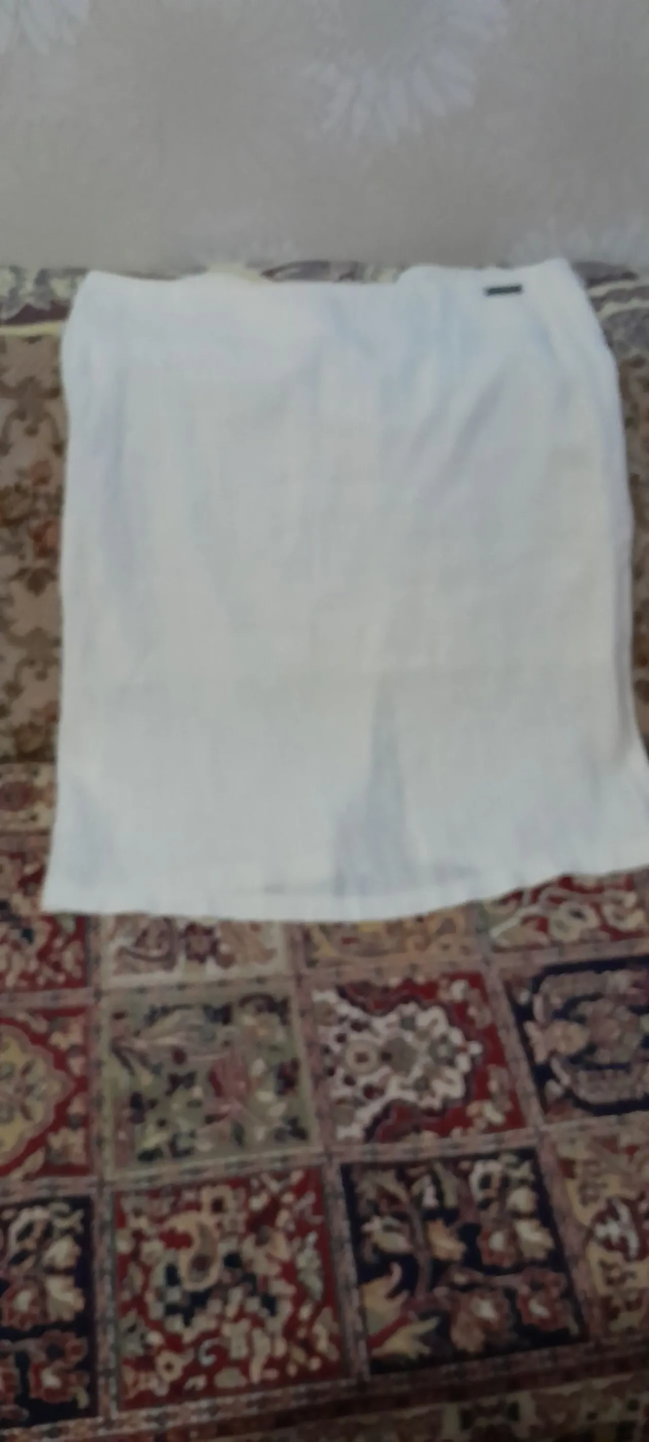 Стильная льняная юбка на подкладке.petit