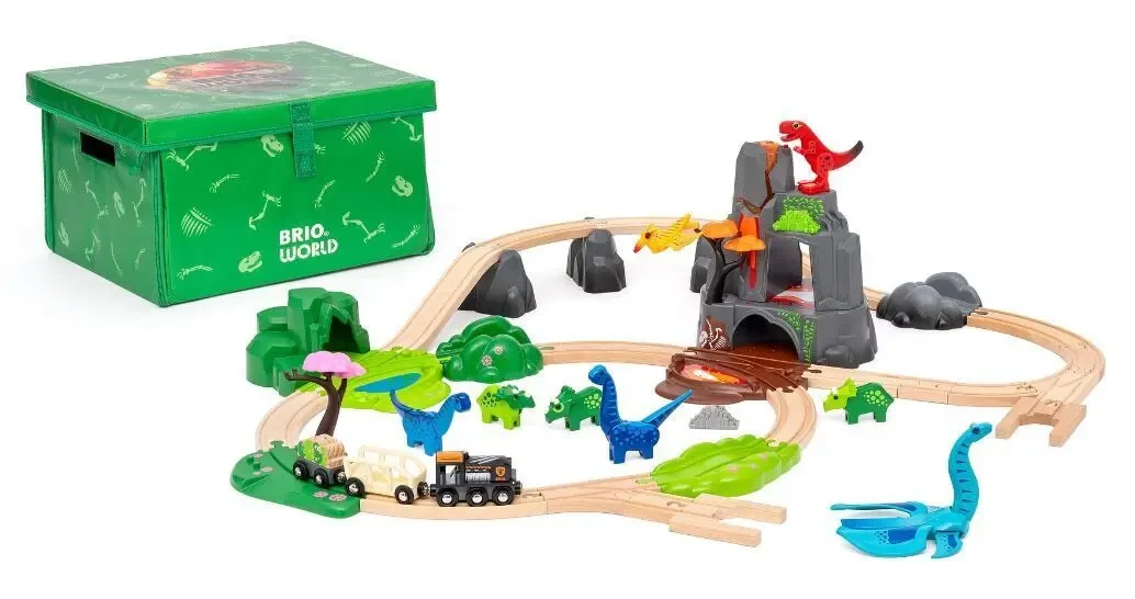 Дерев'яна залізниця Brio (Бріо) 36104 Парк динозаврів 2