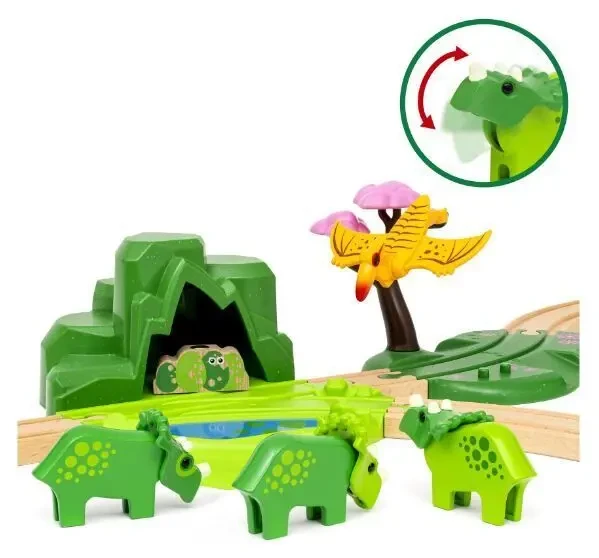 Дерев'яна залізниця Brio (Бріо) 36104 Парк динозаврів 4