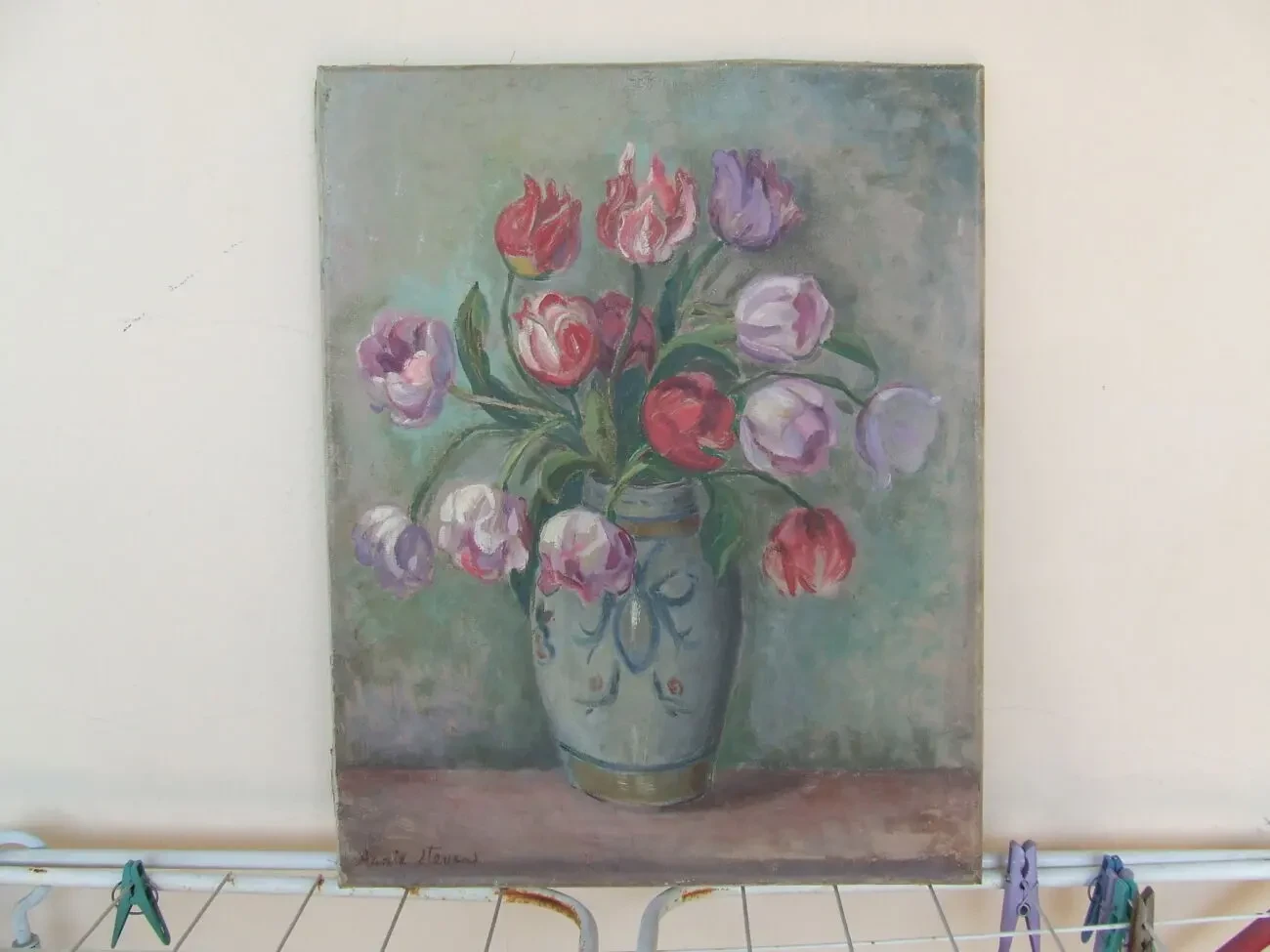 Закарпатская школа Бедзир П. к.г.раз . 75 х 65 см.1990 гг. Ужгород 9