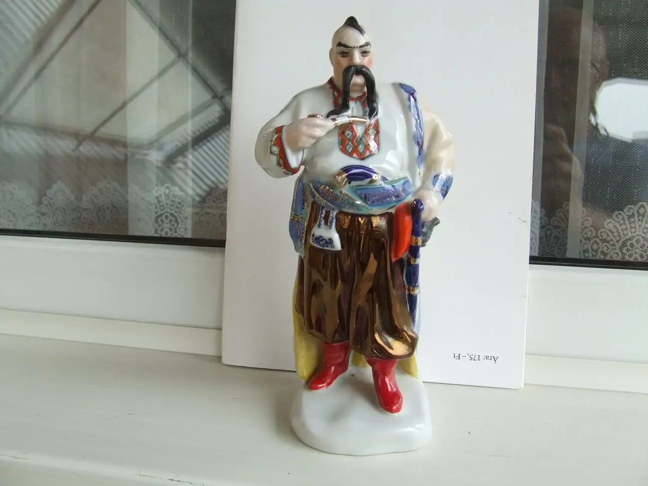 Фарфор Морячок Лиса конькобежка ваза тарелка бронза икорница 10