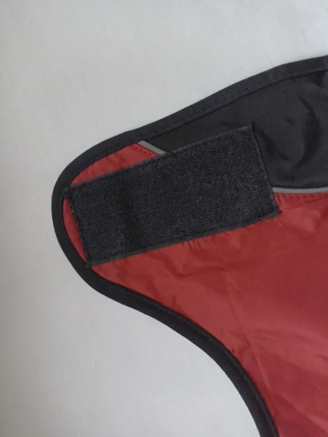 Теплая накидка собачья на флисе со светоотражающим 5