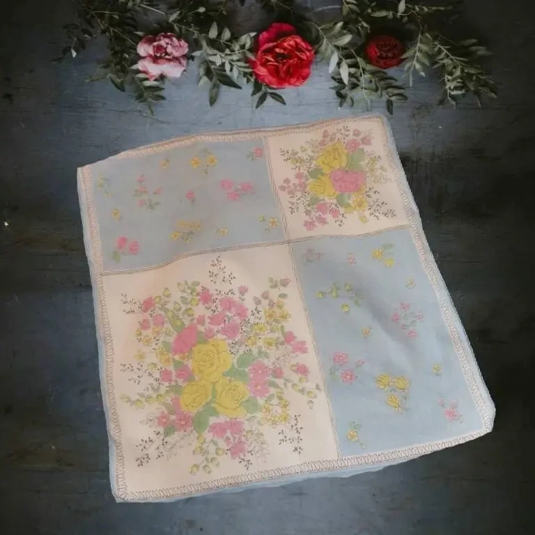 Женский 1 -л3 красивый носовой платок женский в цветочный принт