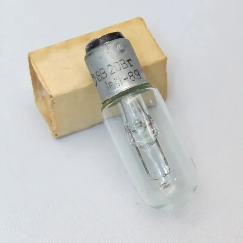 Лампа осветителя микроскопа 8в 20Вт, 8 вольт 20 Вт, лампочка подсветки