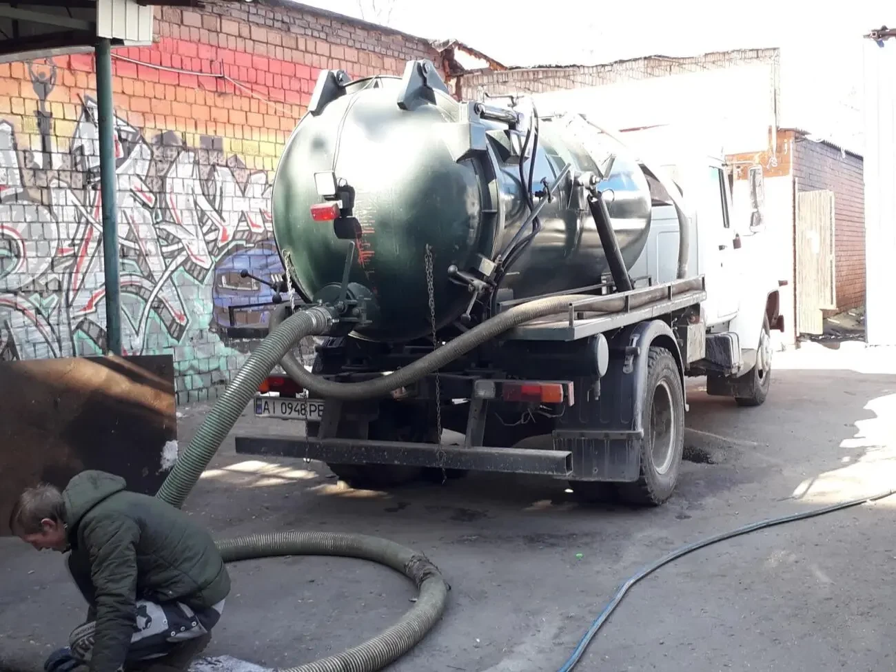 Чистка ям .Илосос .Гидродинамическая чистка ила 6