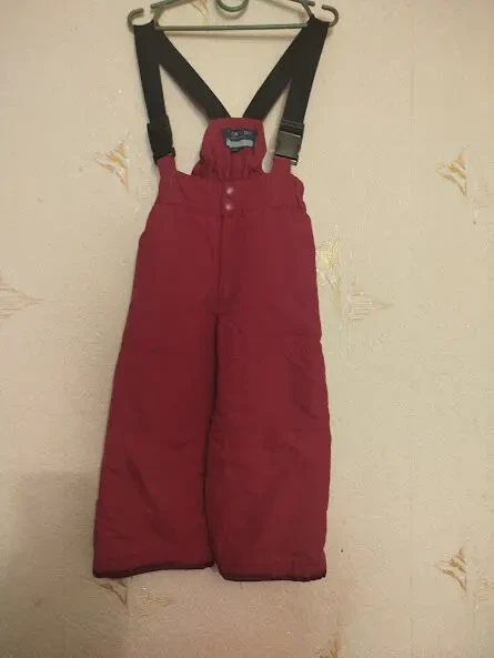 Лыжные штаны с нагрудником рост 104(4года)