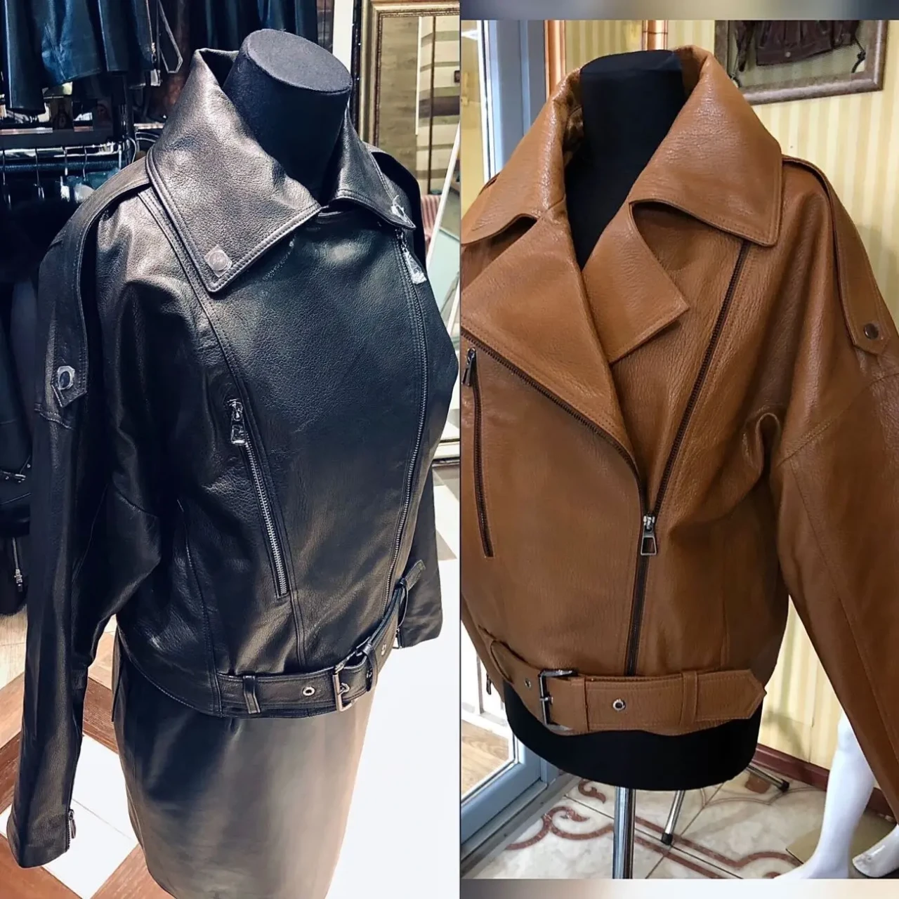 Косуха шкіряна джумбо