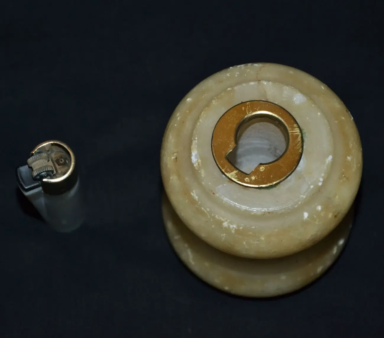 Зажигалка настольная с натурального камня 4