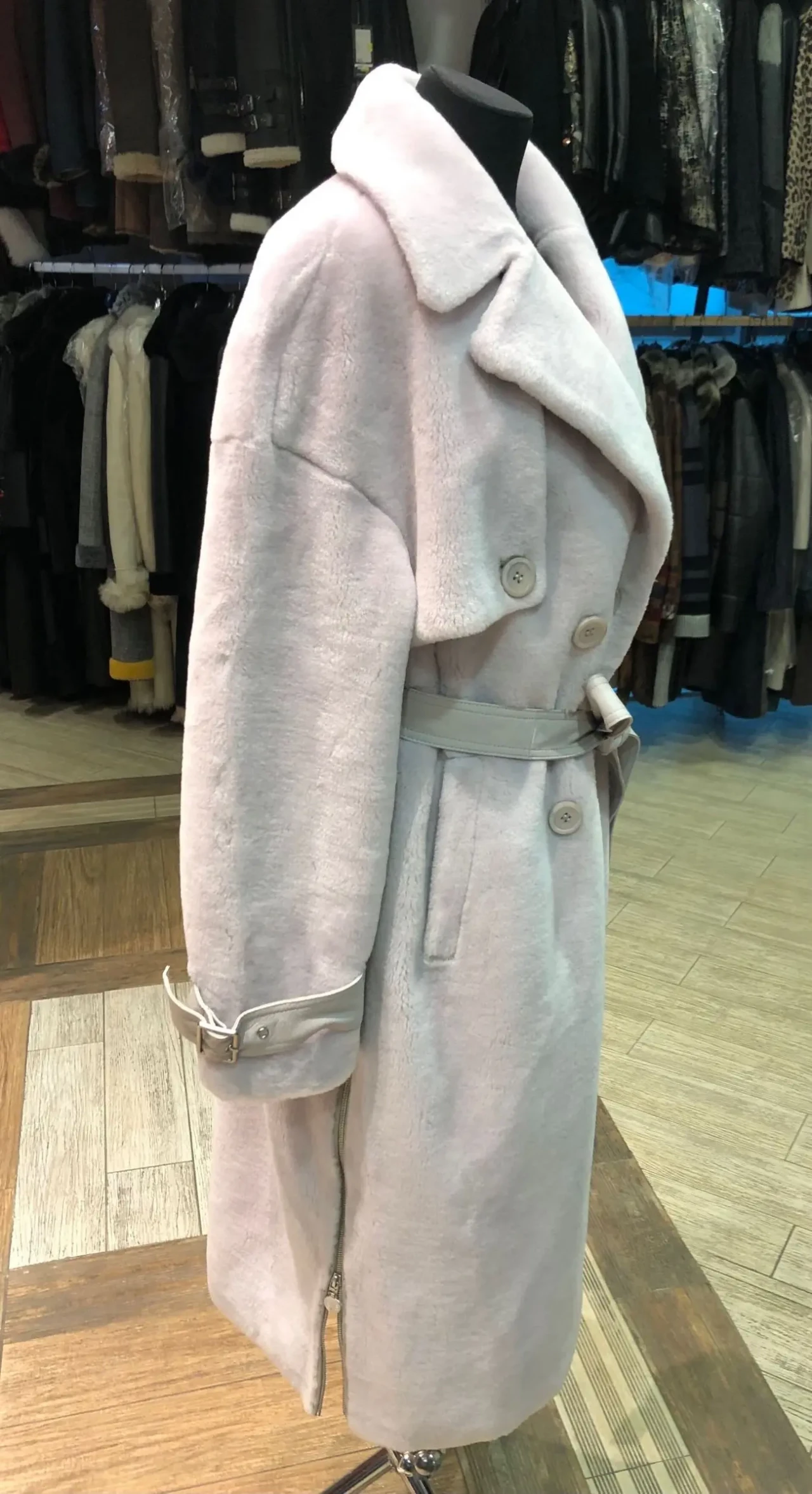 Пальто натуральна овчина 8