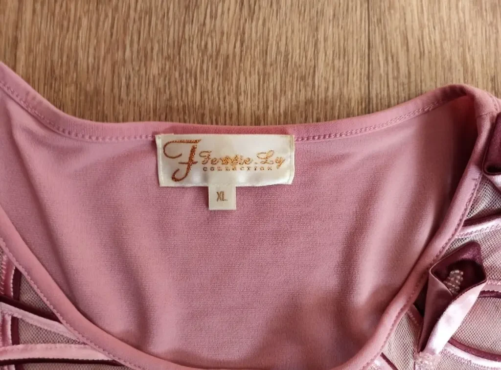 Красивая нарядная женская блузка пыльная роза 48 10