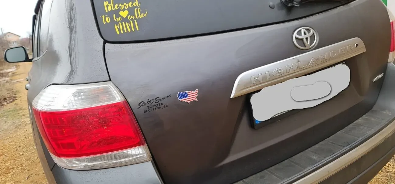 Наклейки на авто Флаг Стран алюминиевые на авто - мото 4